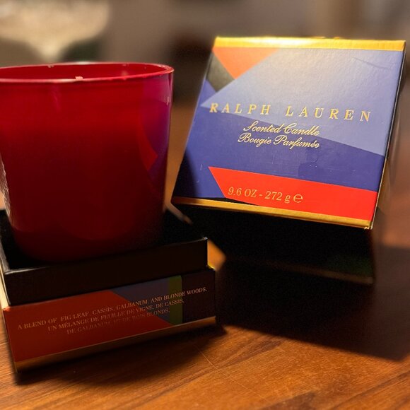Ralph Lauren  AMALFI COAST Red Candle NIB - Picture 2 of 3